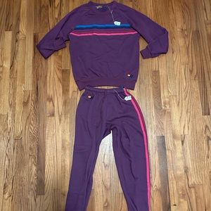 Brand New Aviator Nation Sweatsuit